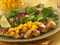 Jerk Chicken with Spicy Mango Topper