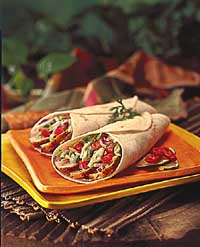 Jerk Turkey Wraps