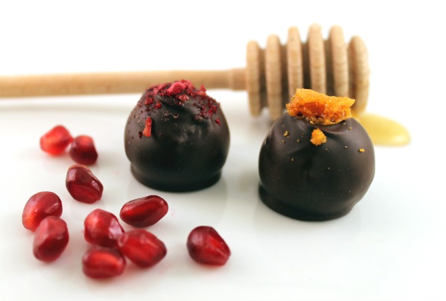 Jewish New Year Chocolate Truffles