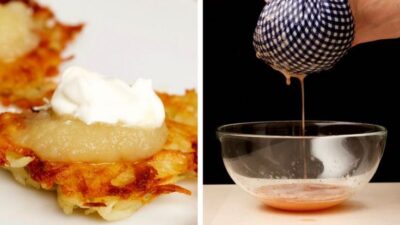 jewlish crispy potato latkes