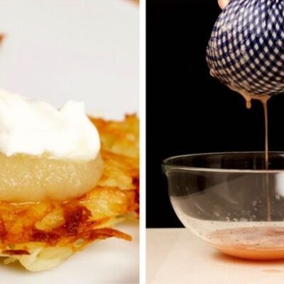 jewlish crispy potato latkes
