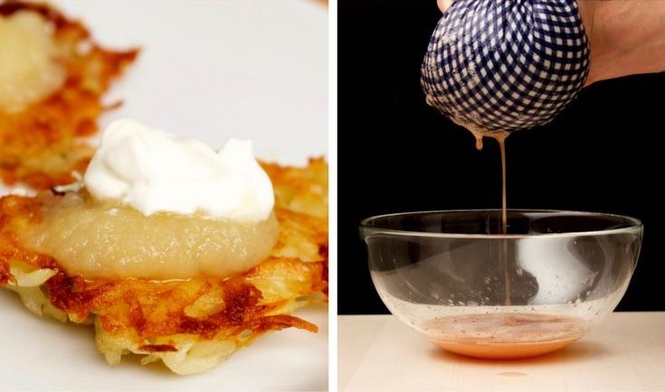 jewlish crispy potato latkes