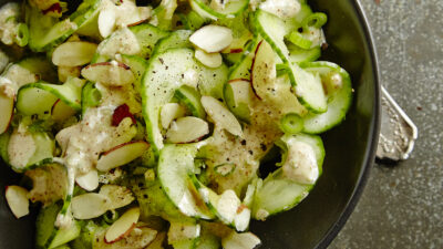 Cucumber Salad with Almond Butter Dressing Pg. 43
