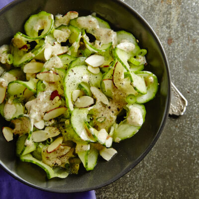 Cucumber Salad with Almond Butter Dressing Pg. 43