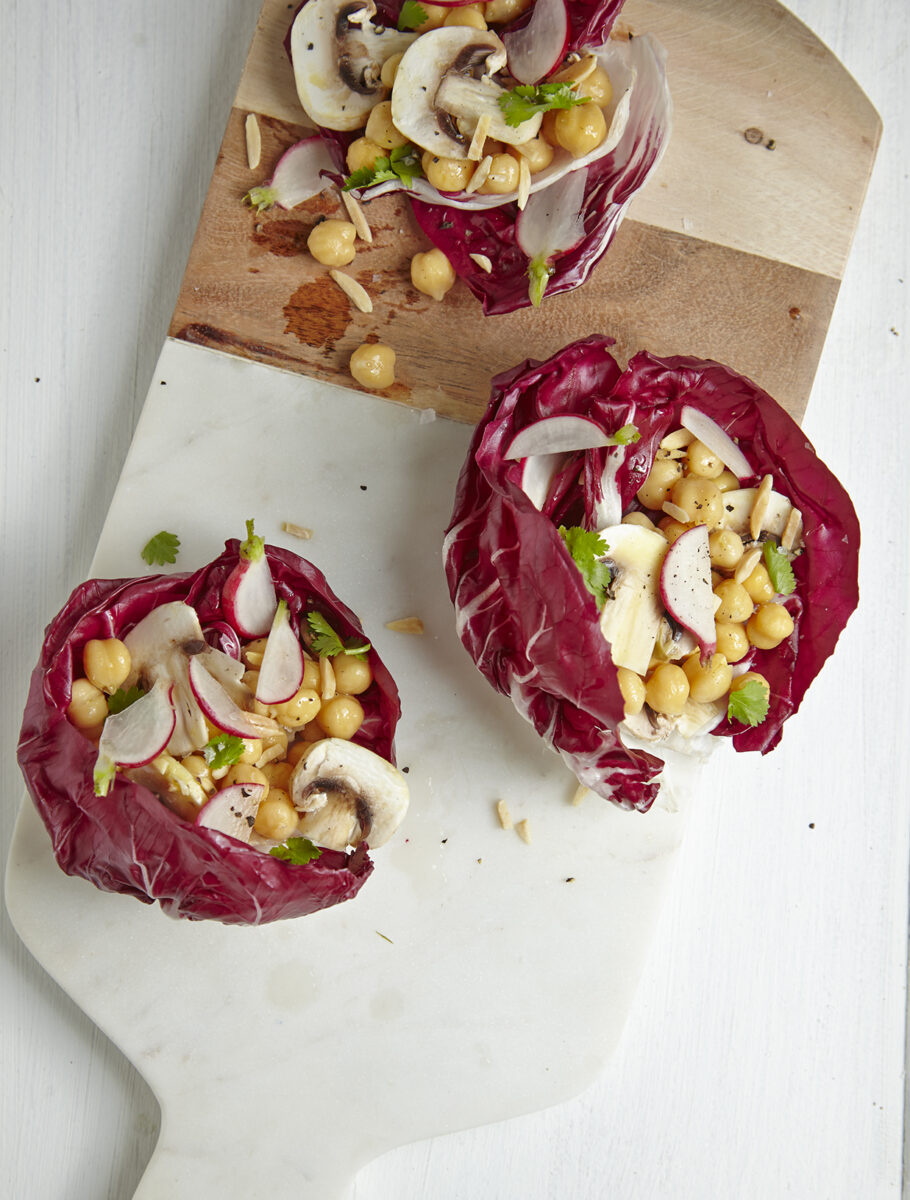Truffle Stuffed Vegan Lettuce Bowls