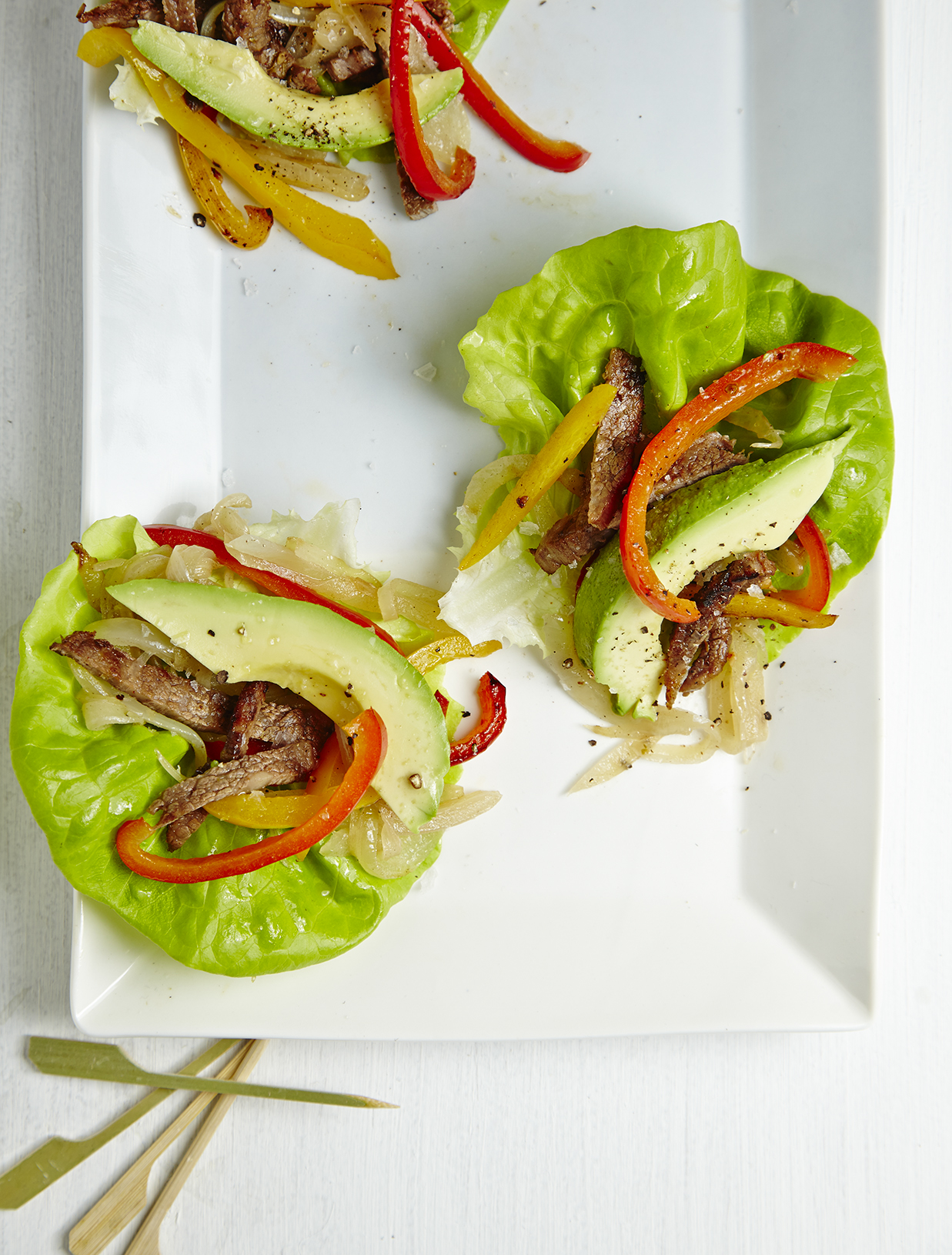 Lettuce Fajita Wraps