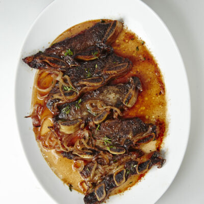 Braised flanken