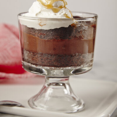 Salted Caramel Brownie Trifle