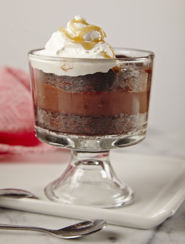 Salted Caramel Brownie Trifle