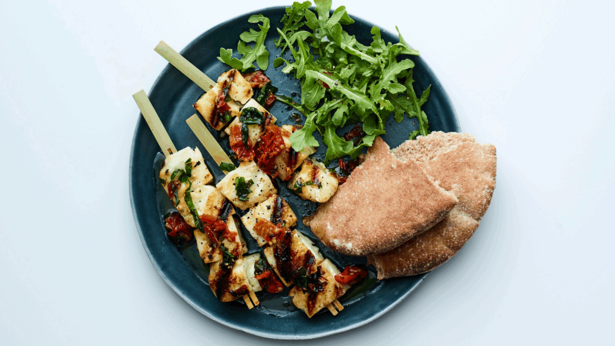 halloumi kebobs