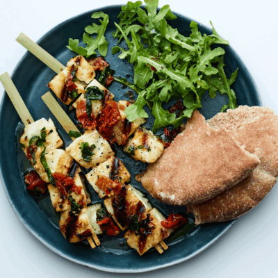 halloumi kebobs
