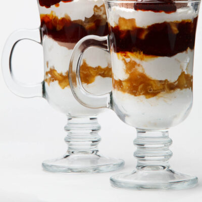 kahlua toasted coconut and ice cream parfait