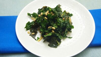 Braised and Raw Kale