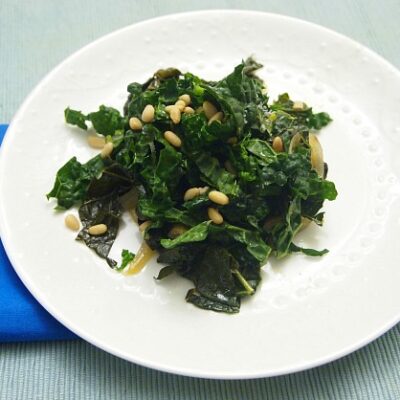 Braised and Raw Kale