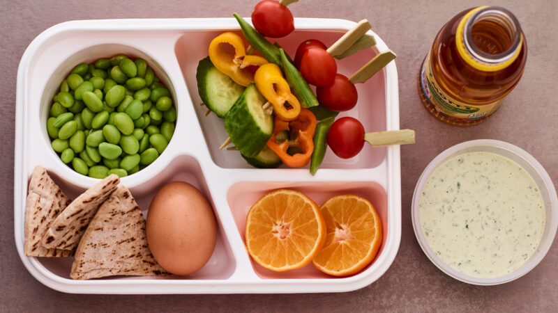 Veggie Skewers Bento