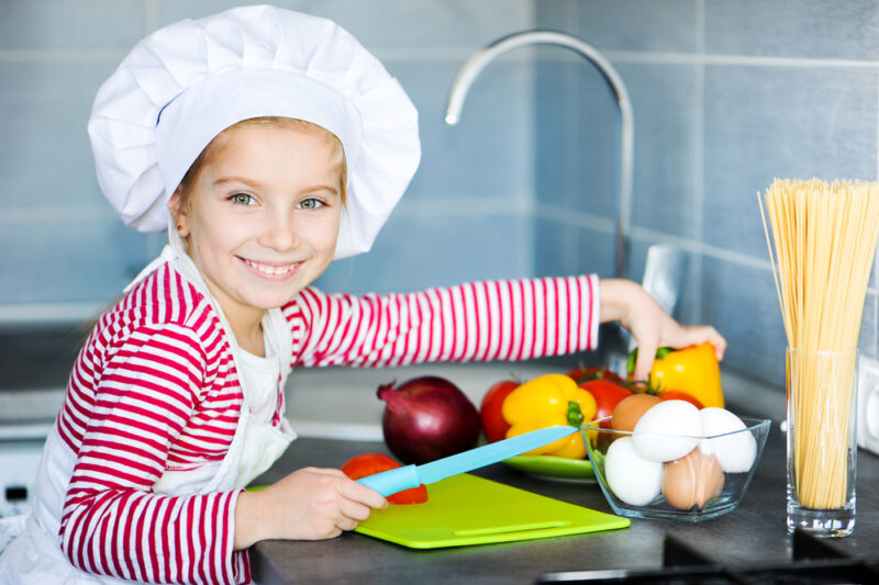 kids cooking