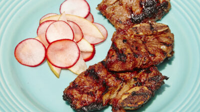 Korean Short Ribs with Pear Radish Salad