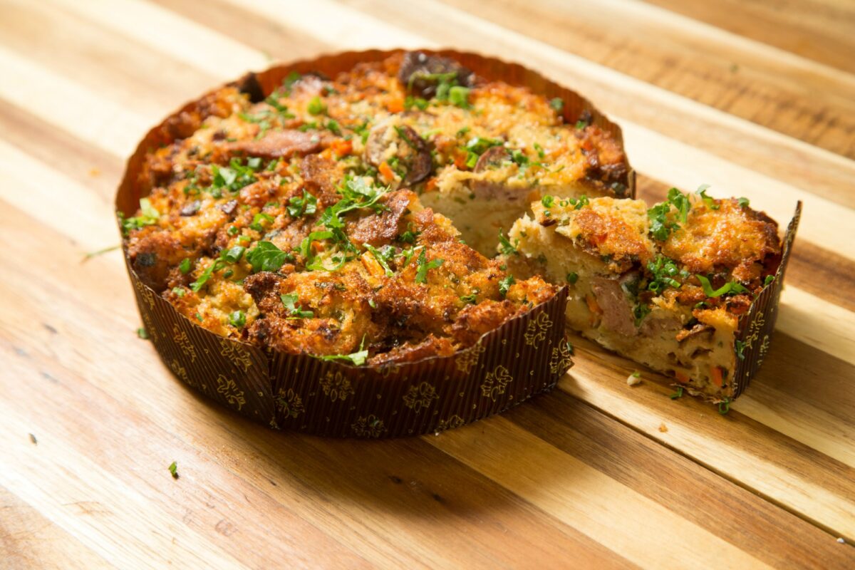 Kosher Duck Bacon Stuffing