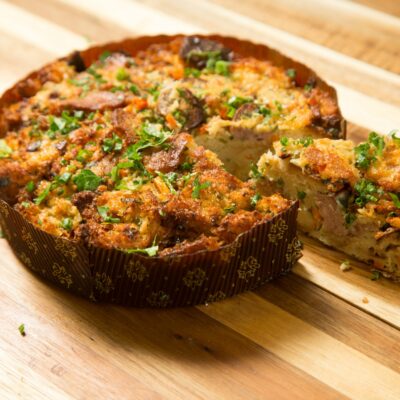 Kosher Duck Bacon Stuffing