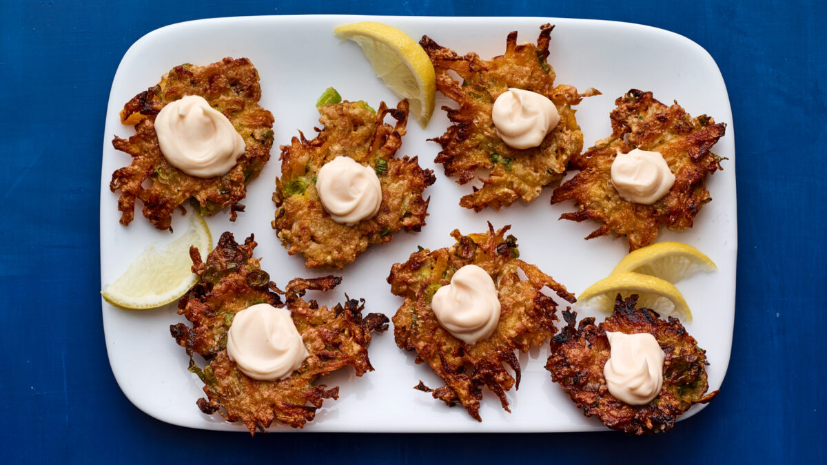 Lacy Squash Latkes
