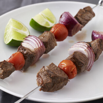 Lamb, Cherry Tomato and Red Onion Kebabs