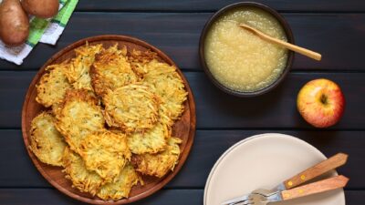 Pastrami Latkes