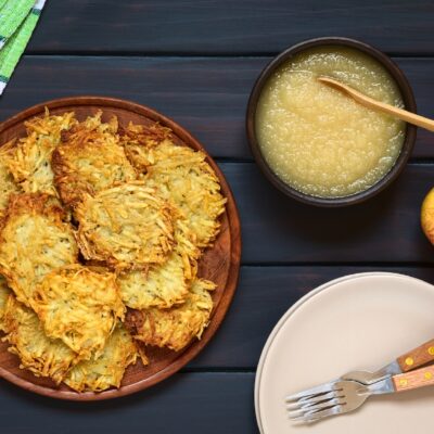 Pastrami Latkes