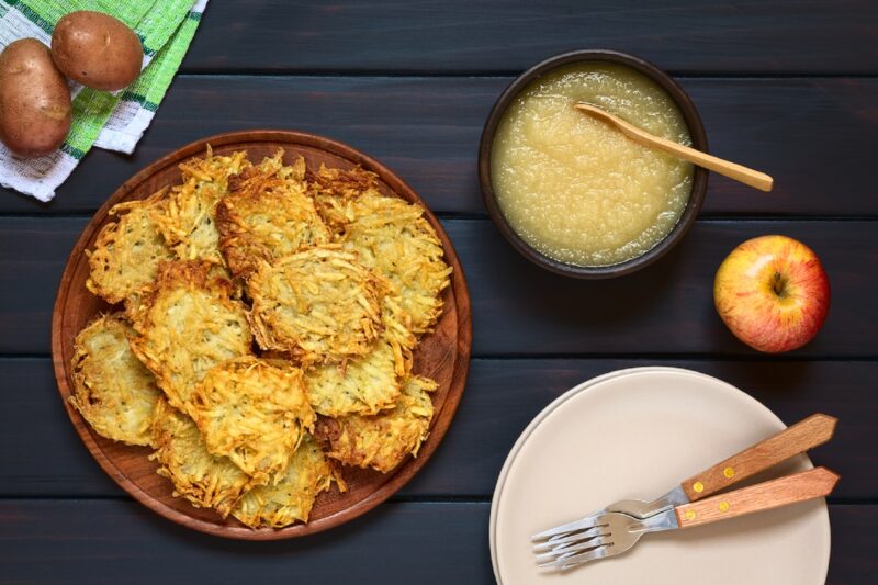 Pastrami Latkes