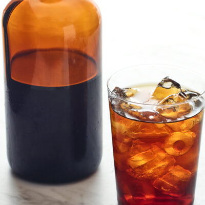 Laura's iced coffee concentrate