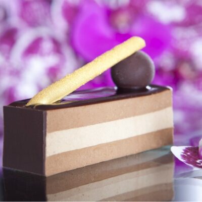 layered cream dessert