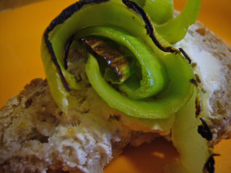 Leek and Goat Cheese Bruschetta