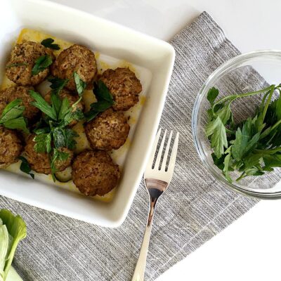 Leek Meatballs
