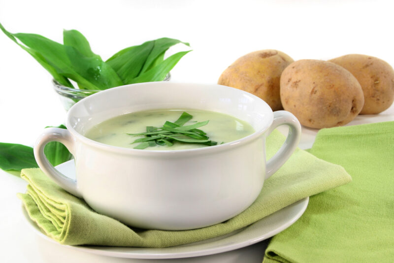leek spinach soup