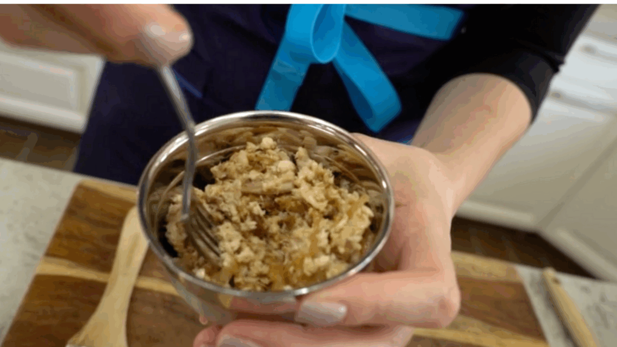 leftover chicken kreplach filling