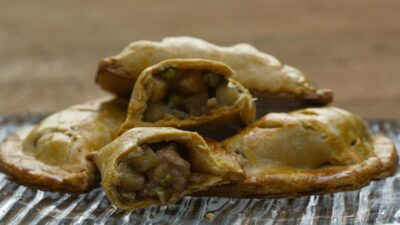 leftover turkey cornish pasty
