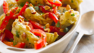 Lemon Artichoke Salad with Almonds