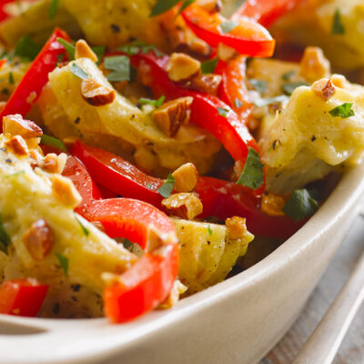 Lemon Artichoke Salad with Almonds