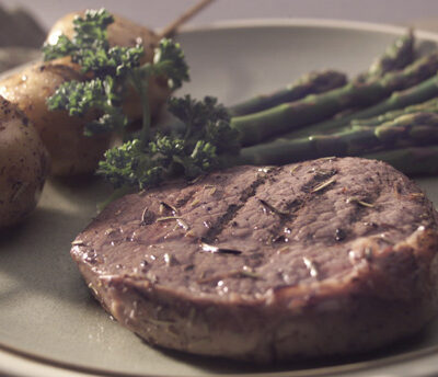 Lemon Herb Grilled Steak