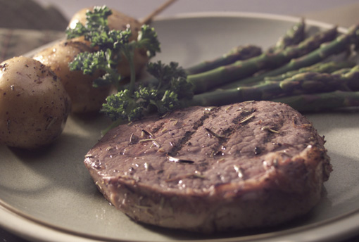 Lemon Herb Grilled Steak
