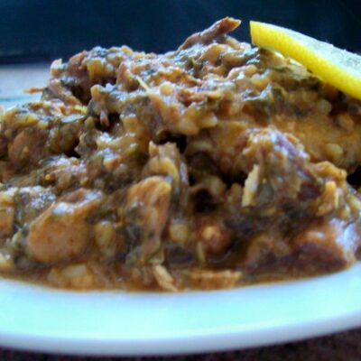 Lemon Lamb Cholent