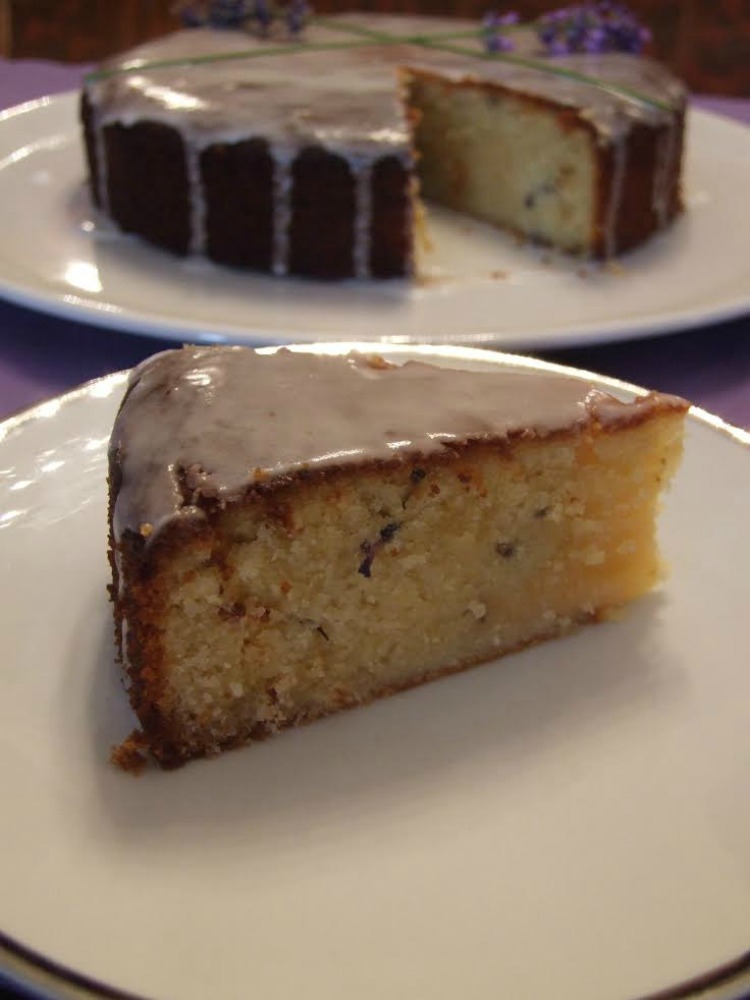 Lemon, Lavender, Almond Cake
