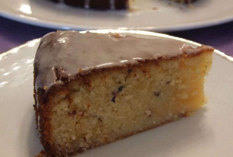 Lemon, Lavender, Almond Cake85