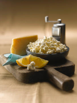 Lemon Pepper and Parmesan Popcorn