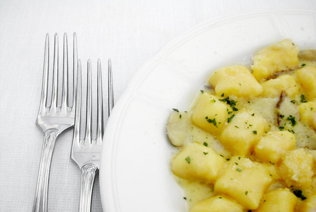 Lemon Thyme Gnocchi