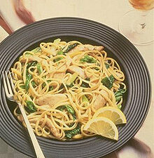 Lemon Turkey Stir-Fry and Pasta