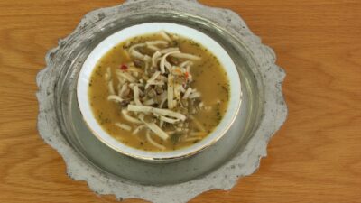 Lentil Noodle Soup