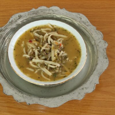 Lentil Noodle Soup