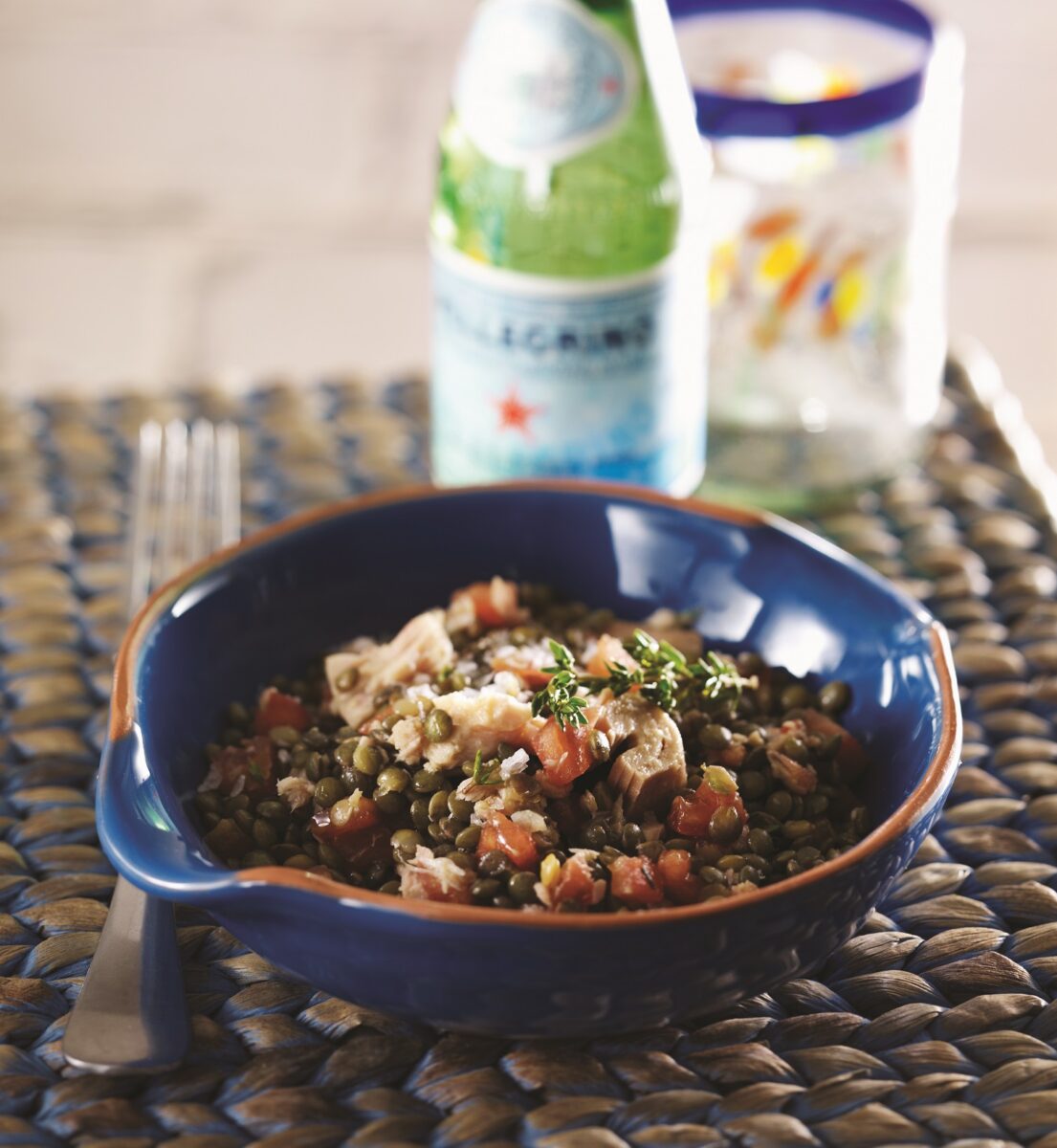 lentil tuna salad