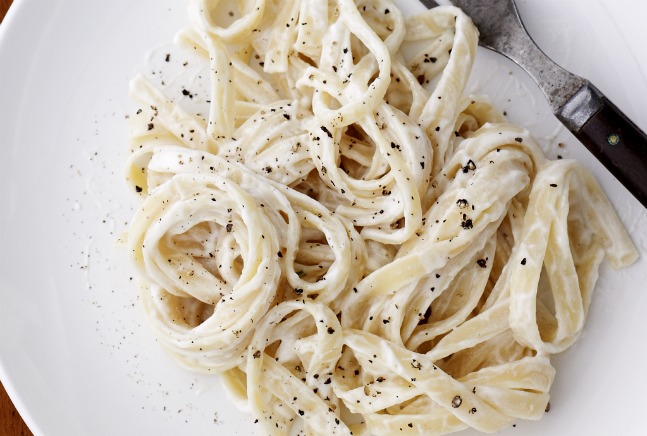 Light Pasta Alfredo