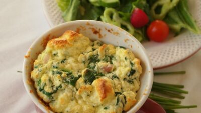 light spinach souffle
